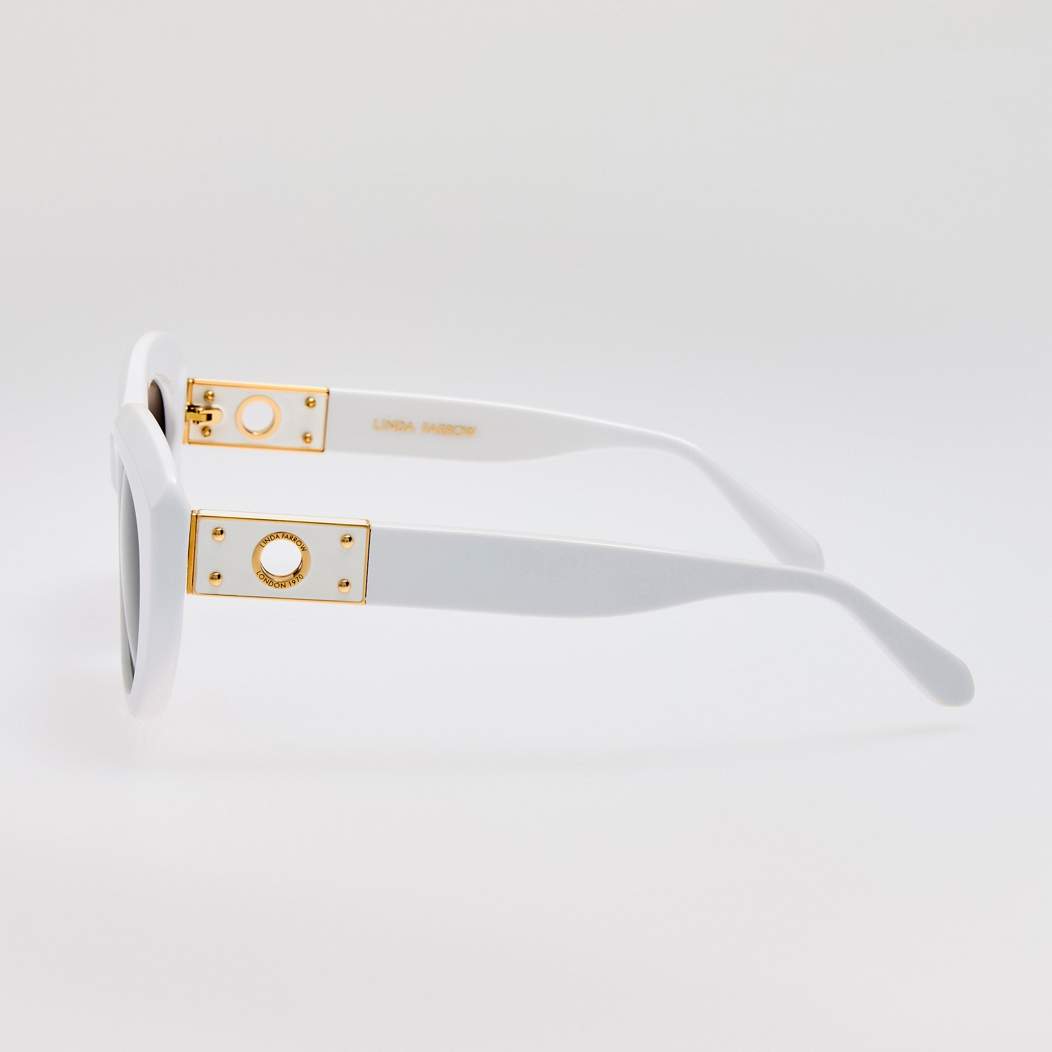 Anna Sunglasses in White - 5