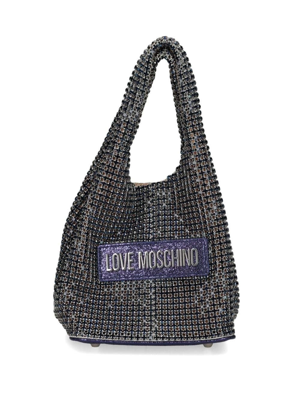 crystal-embellished tote bag - 1