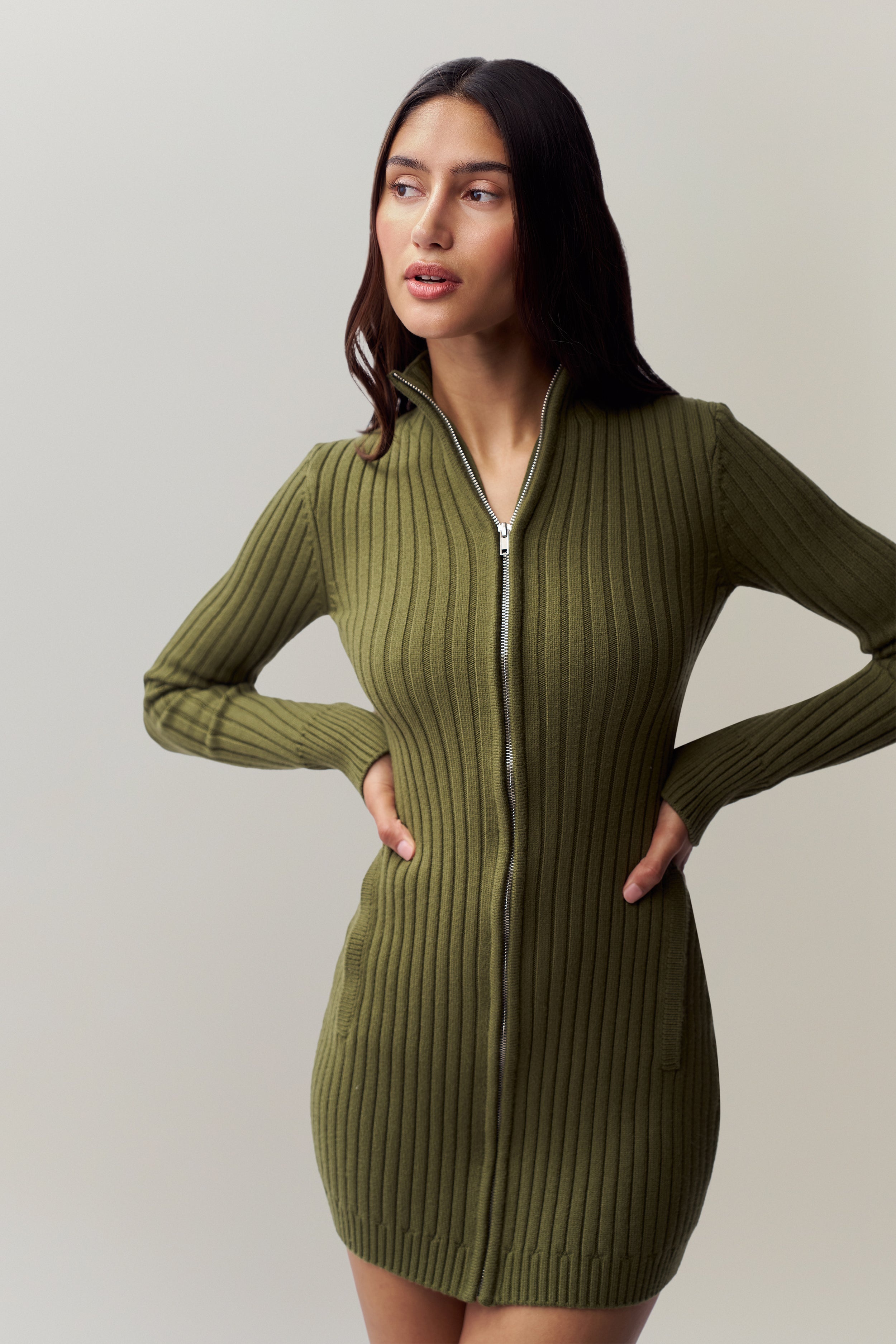 NELL ZIP UP DRESS - 3