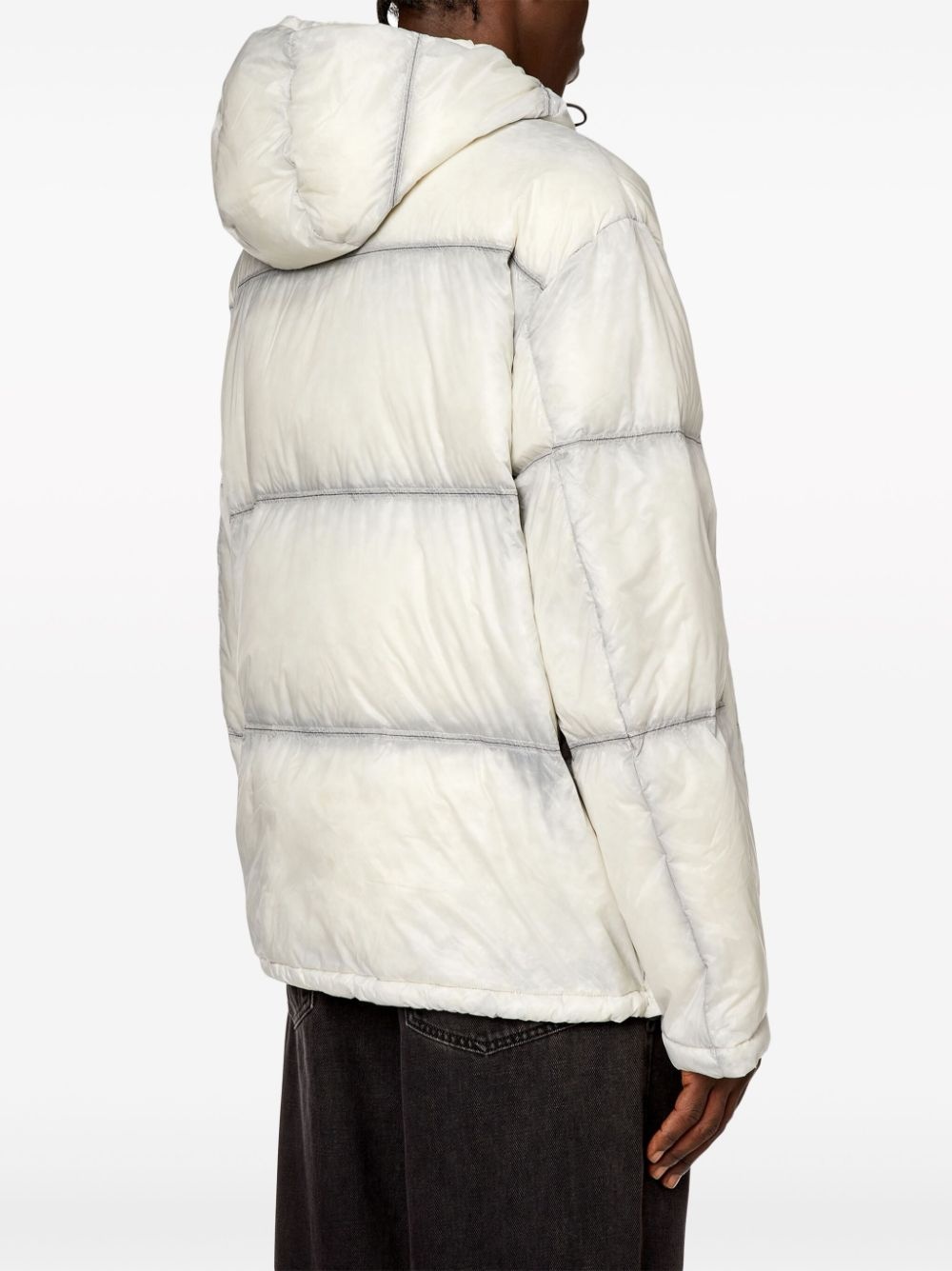 W-Baskin hooded down jacket - 4