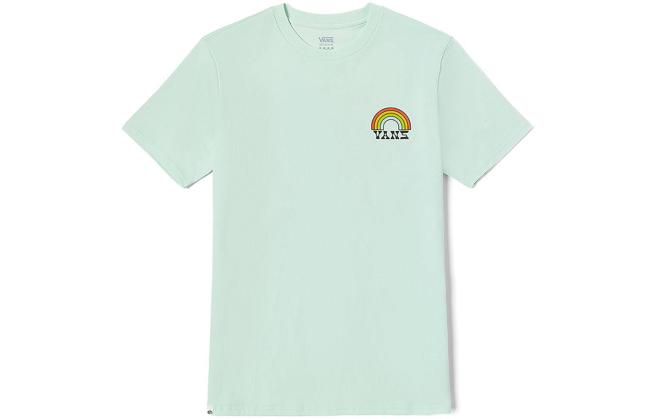 (WMNS) Vans Unicorn Rainbow T-shirt 'Lake Green' VN0008ZNBQC - 2