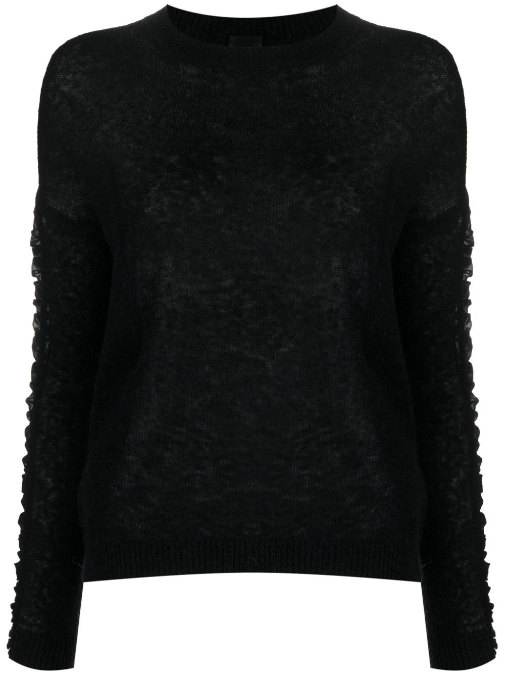 Armadillo ribbed-knit jumper - 1