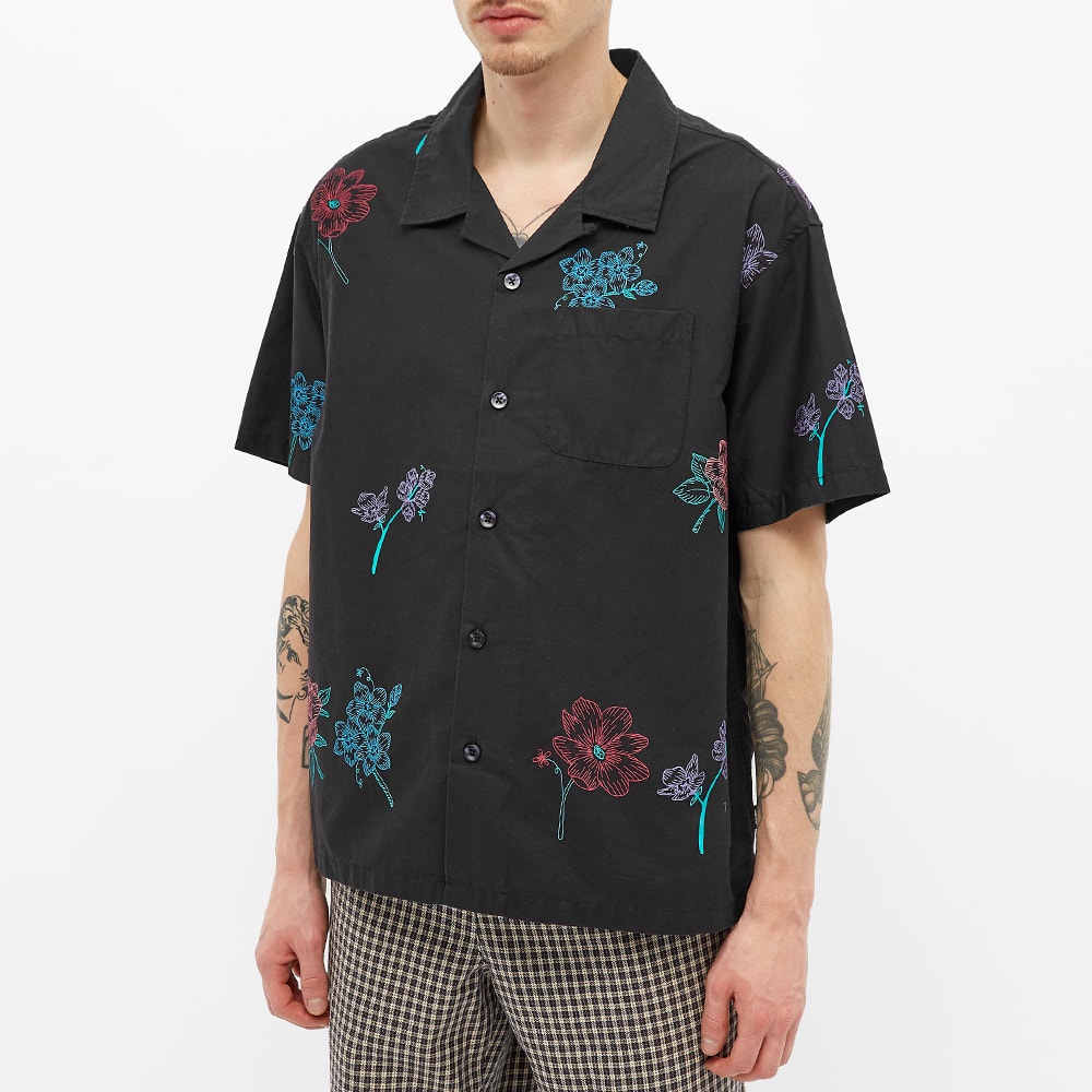 Stussy Hand Drawn Flower Shirt - 5