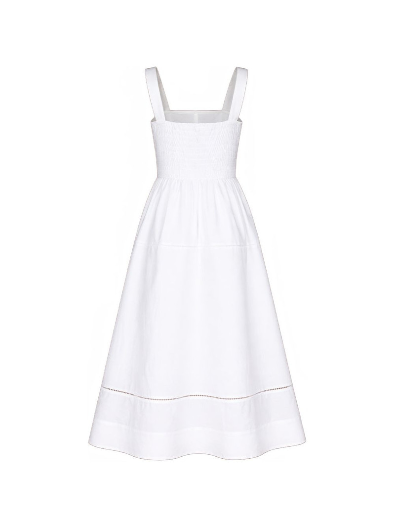 Reformation Petites Everett square-neck midi dress outlook