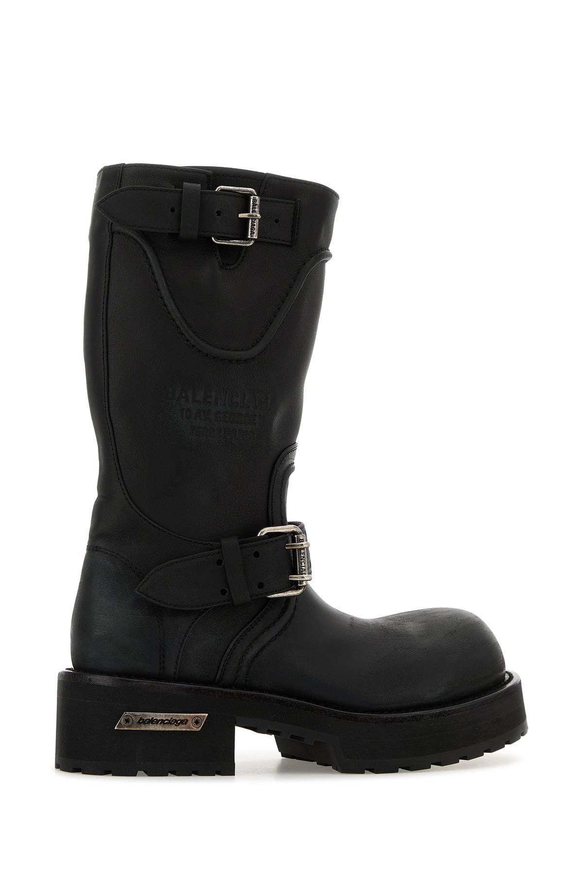 Black leather Venom boots - 3