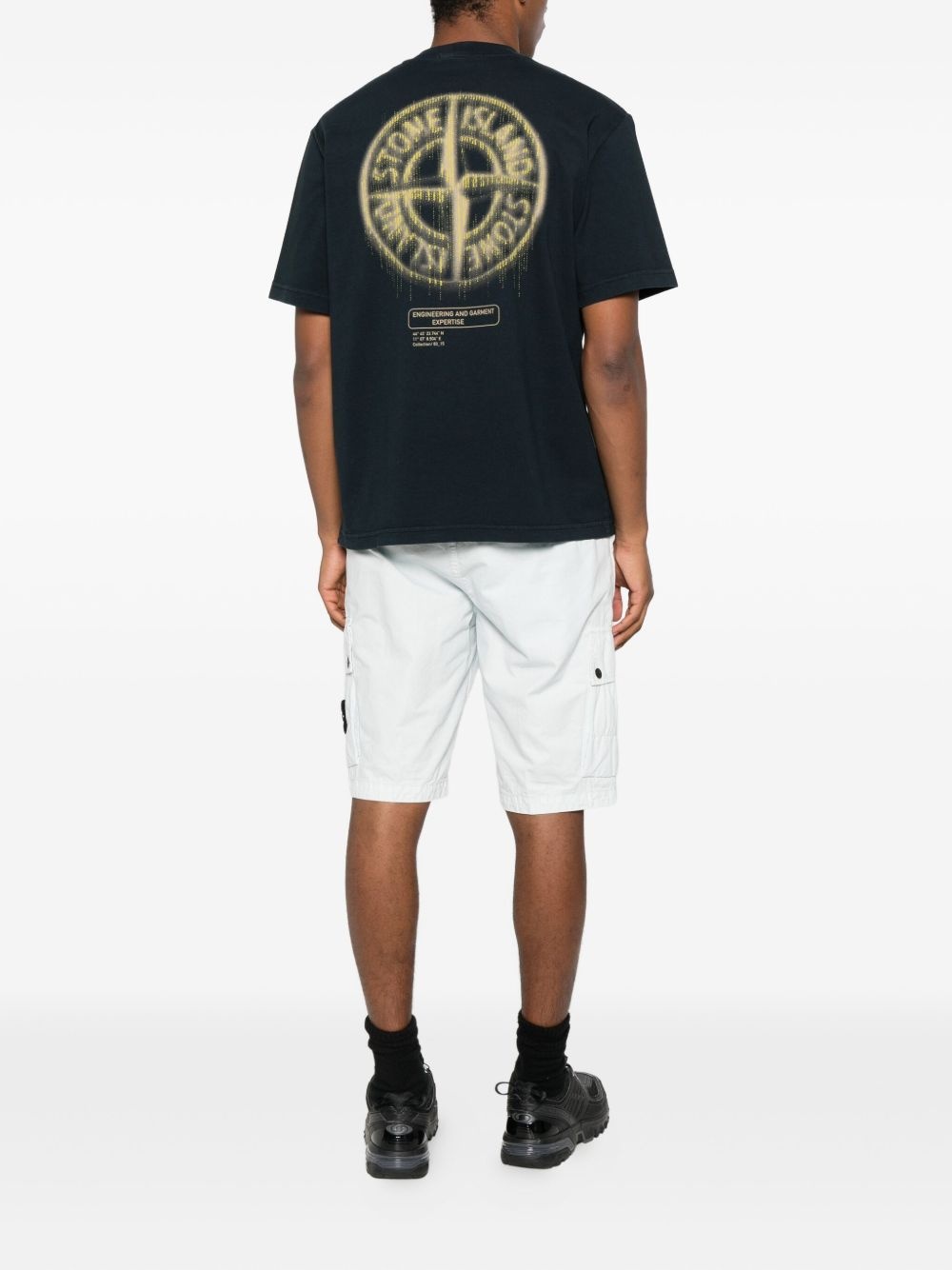 logo-embroidered cotton T-shirt - 2