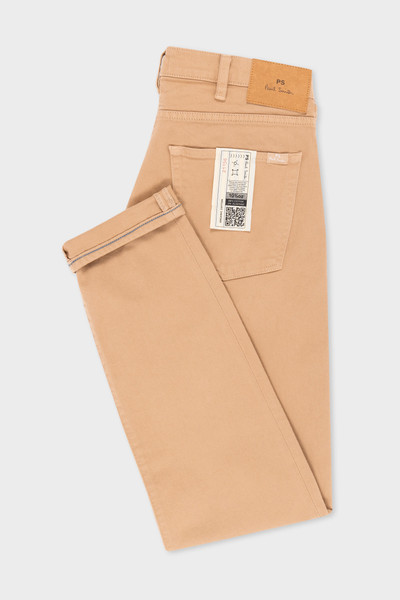 Paul Smith Tan Garment-Dyed Jeans outlook
