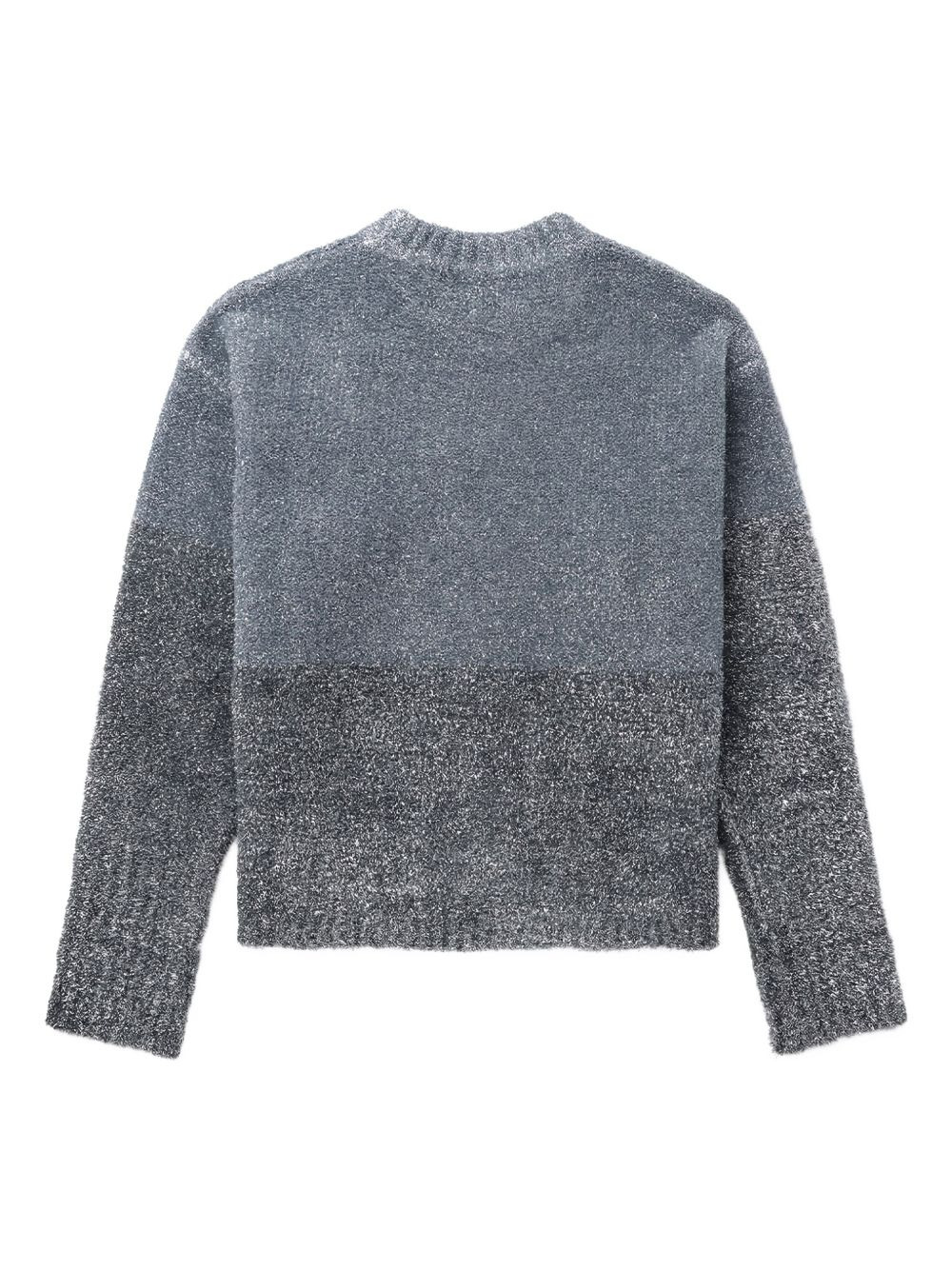 skull-embellishment crew-neck sweater - 2