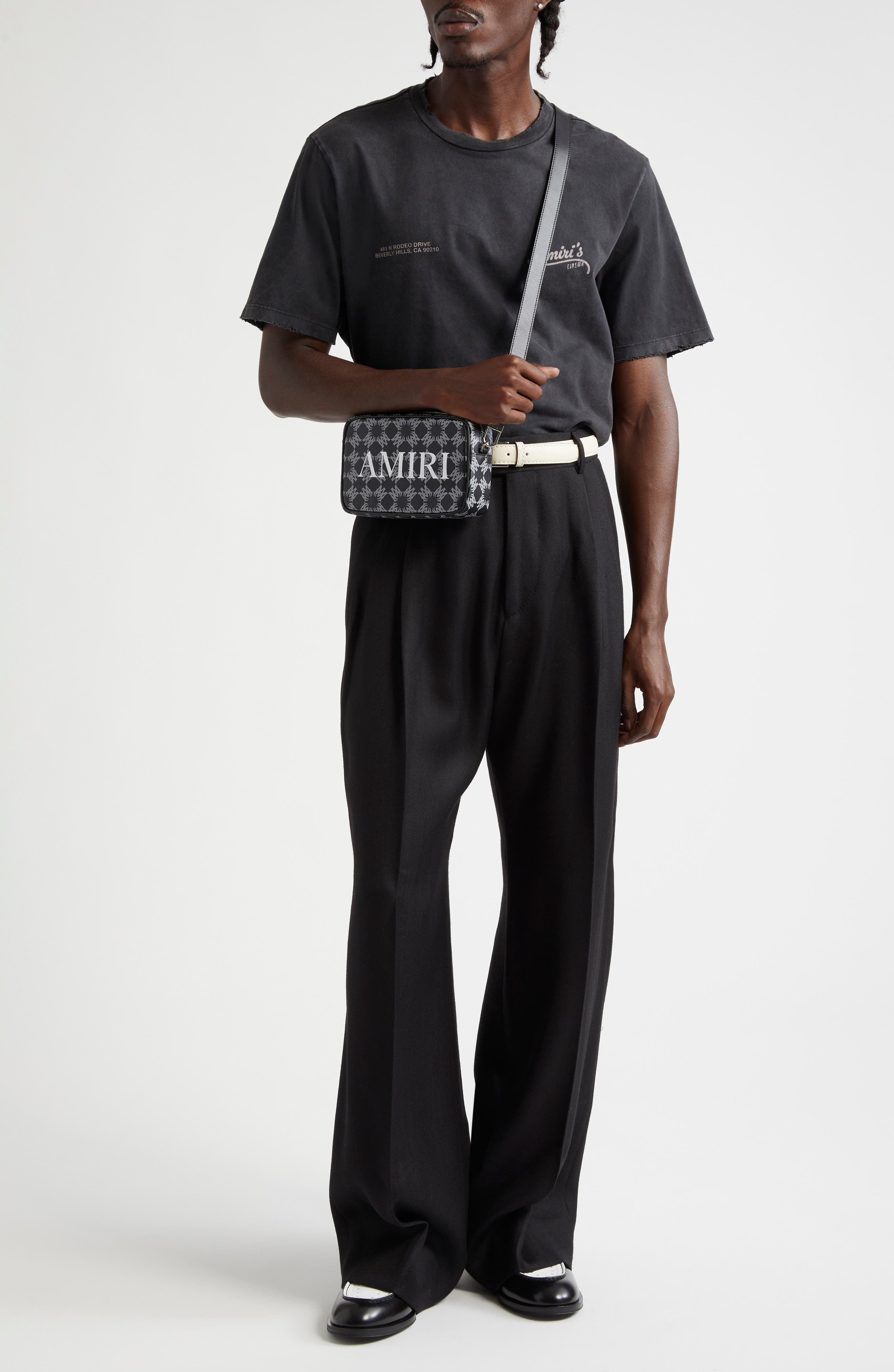 AMIRI Double Pleat Pants in Black at Nordstrom - 2