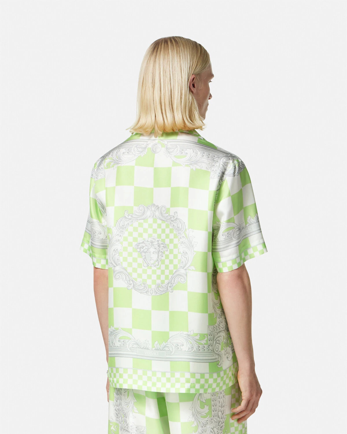 Medusa Contrasto Silk Shirt - 5