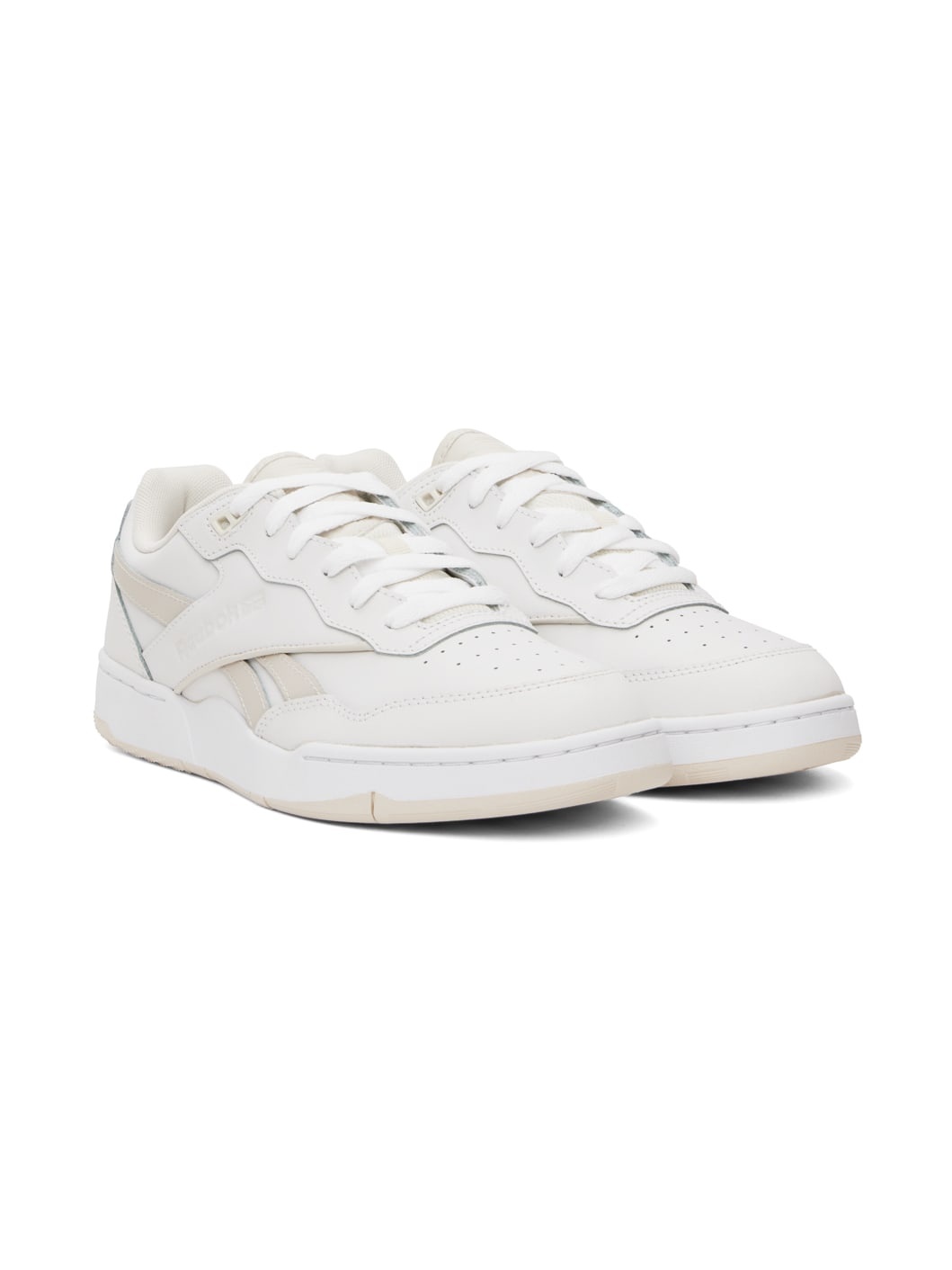 White & Beige BB 4000 II Sneakers - 4