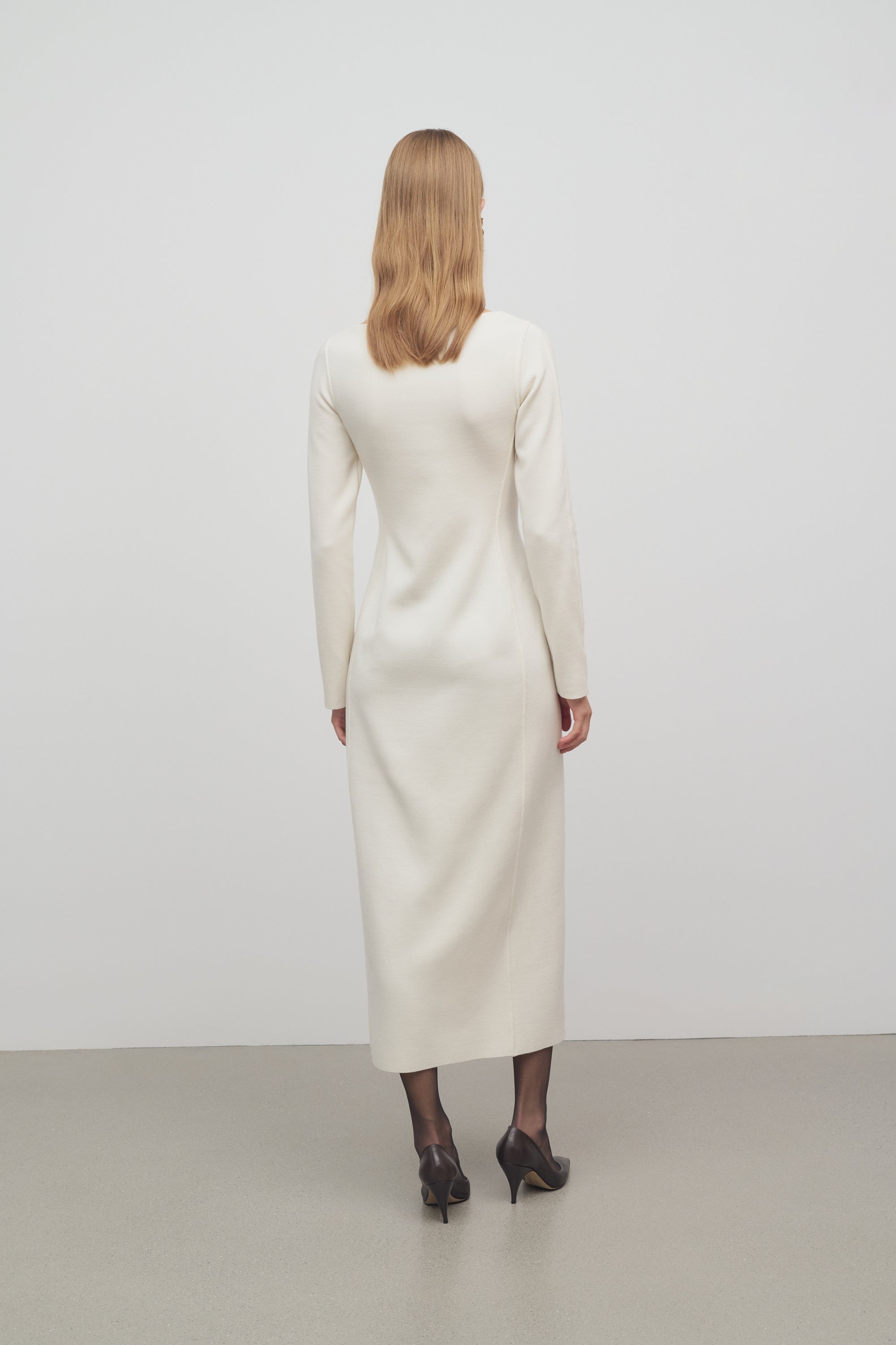 Iragi Dress in Wool and Cashmere - 5