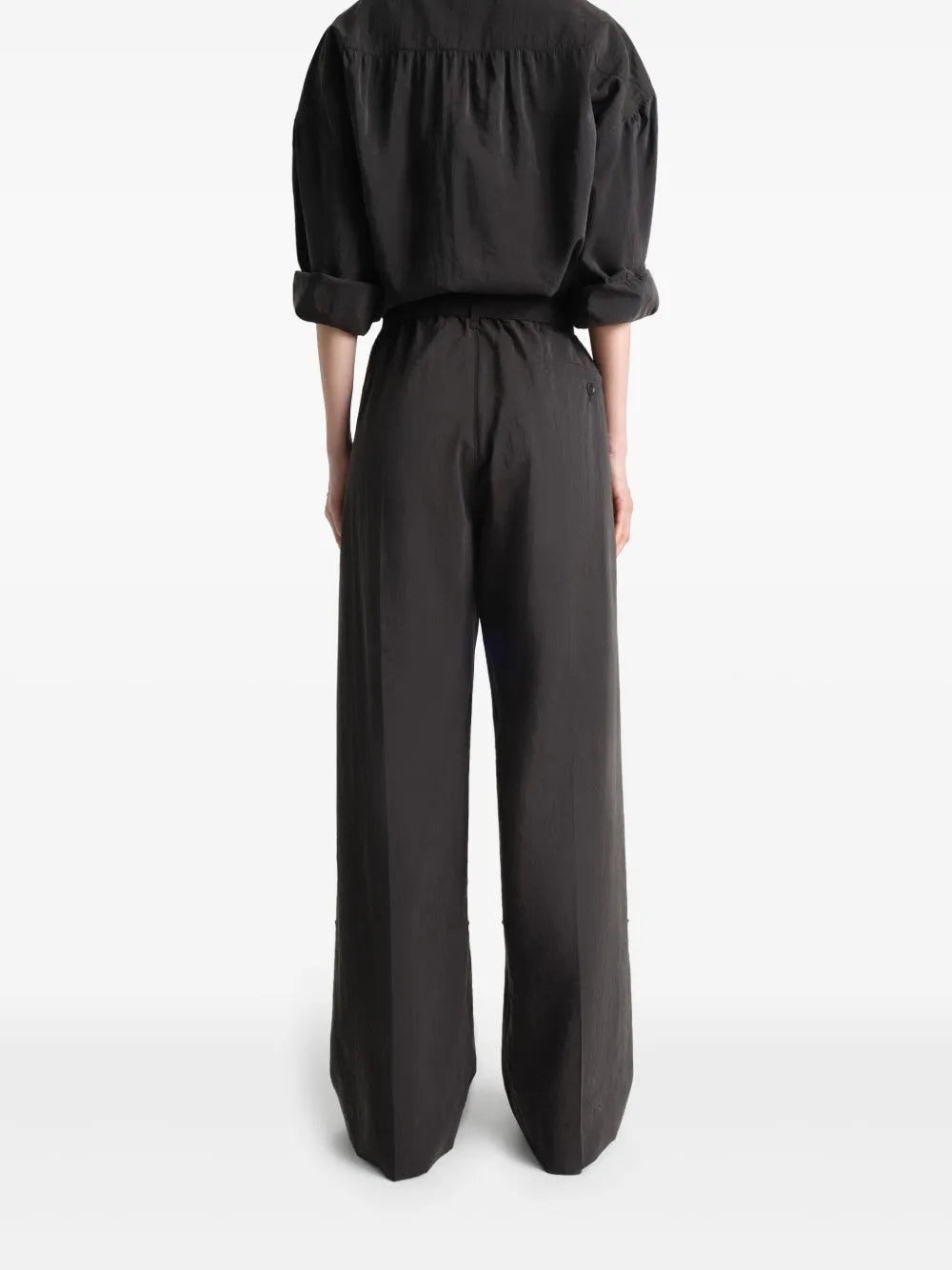 LEMAIRE - Women Belted Relaxed Pants - 3