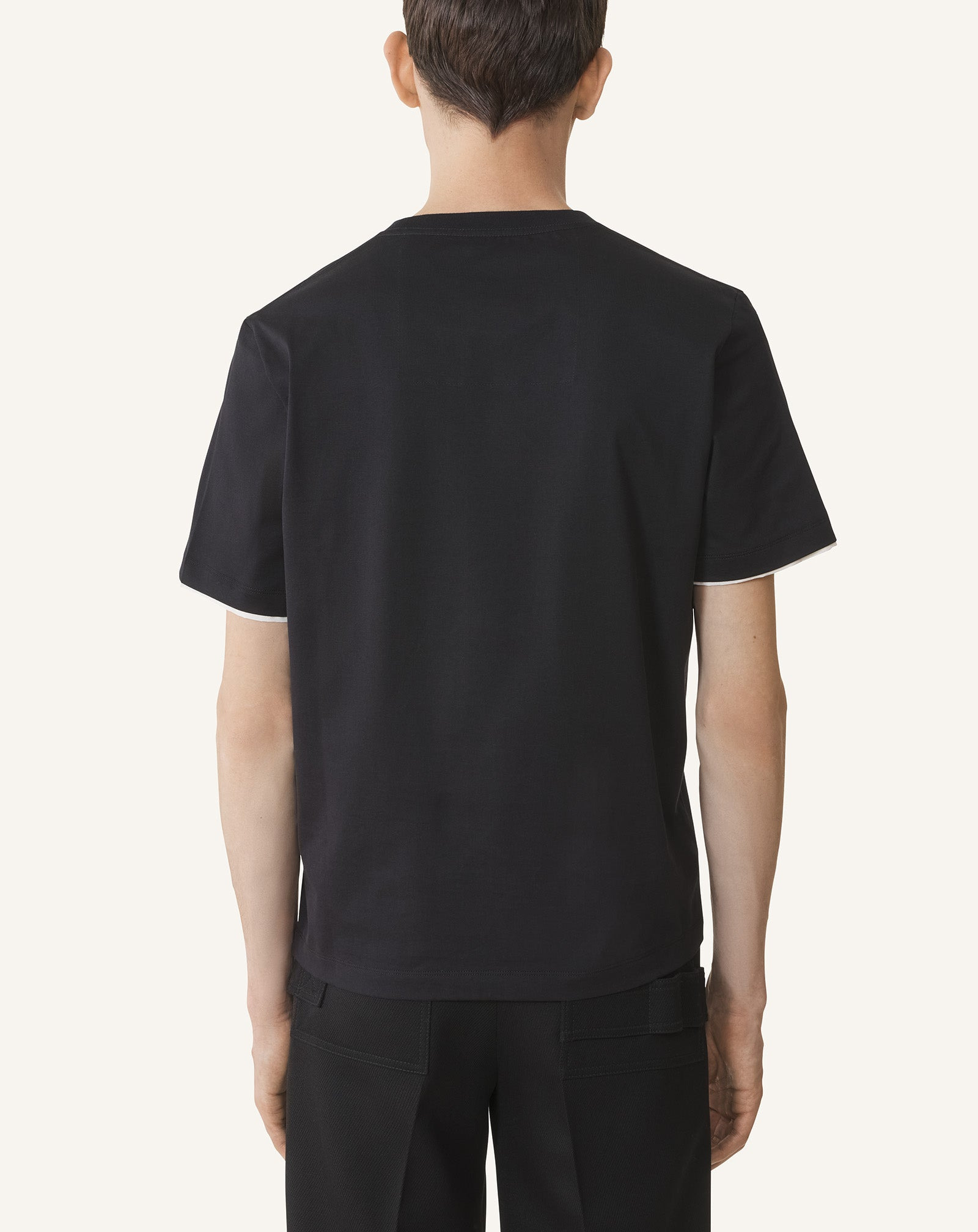 SILK DETAIL T-SHIRT - 4