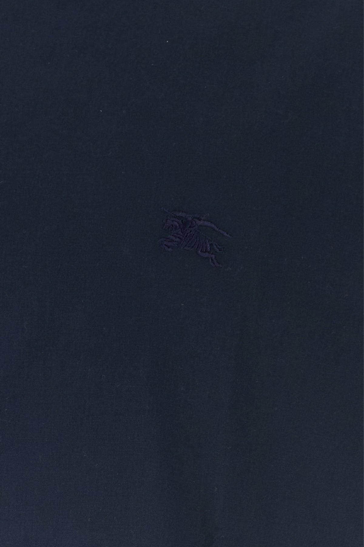 Navy blue stretch poplin shirt - 3