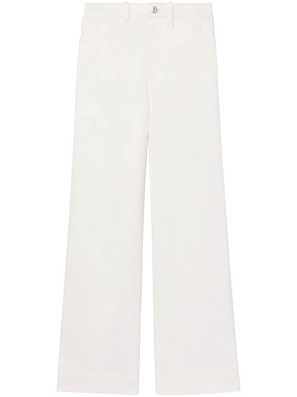 cotton twill culottes - 1