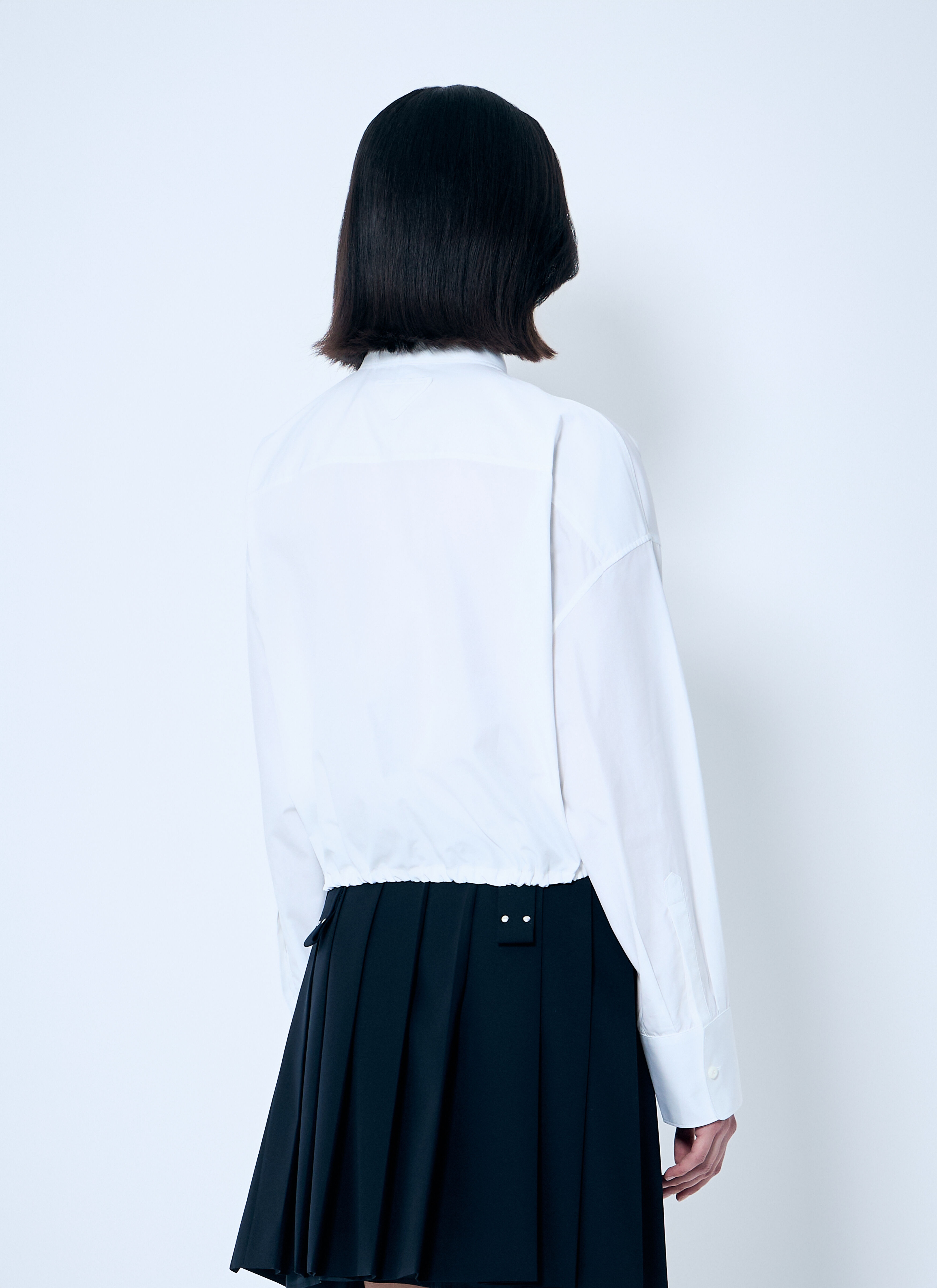 Drawstring Hem Shirt - 4