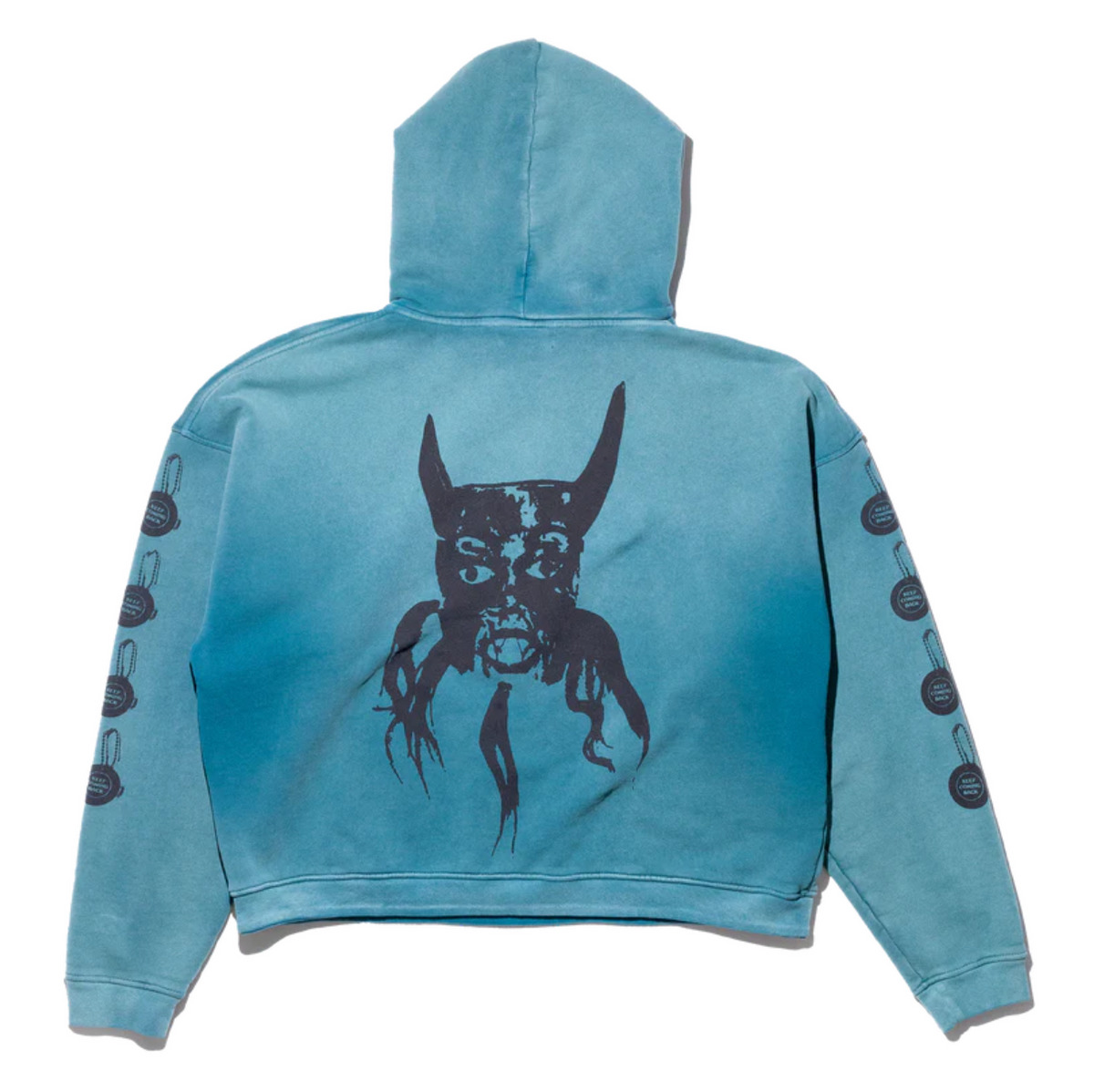 DO WHAT THOU WILT HOODIE (SUN FADED TEAL) - 2