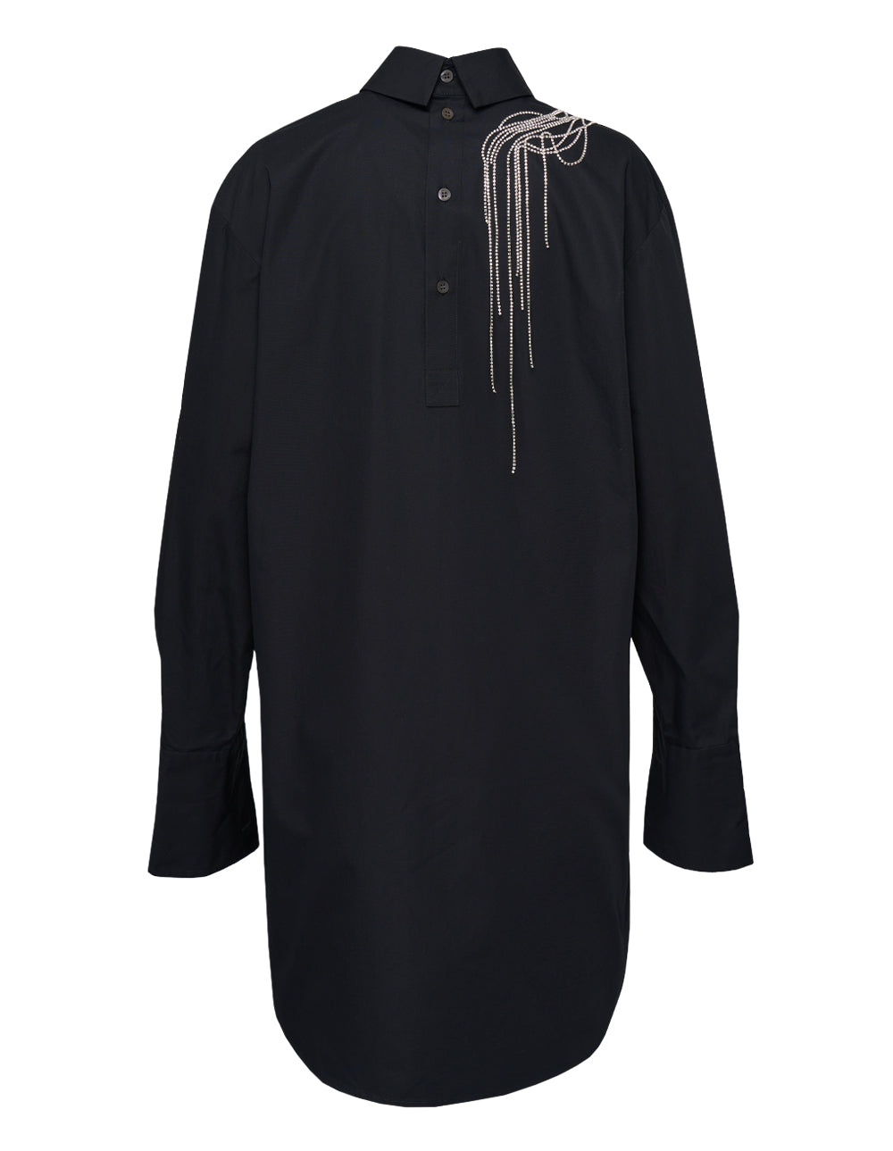 Cotton Poplin Tassels Shirt - 2