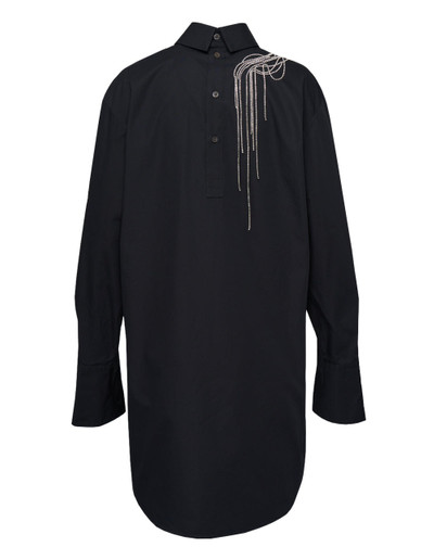 Dries Van Noten Cotton Poplin Tassels Shirt outlook