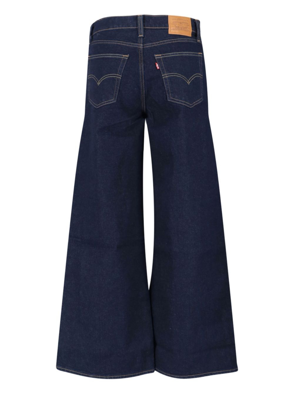 cotton wide-leg jeans - 2