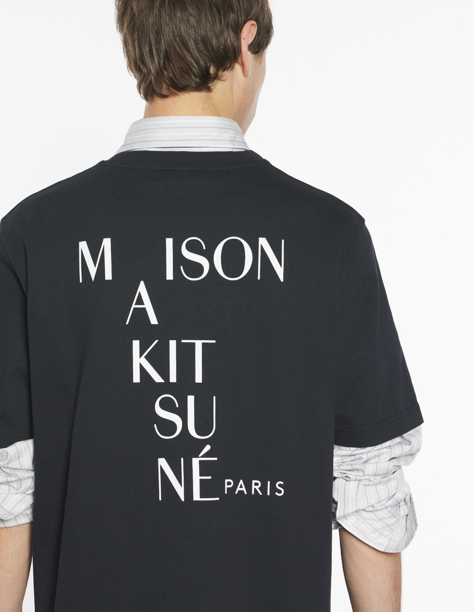 MAISON KITSUNE CROSSWORD COMFORT TEE-SHIRT - 4