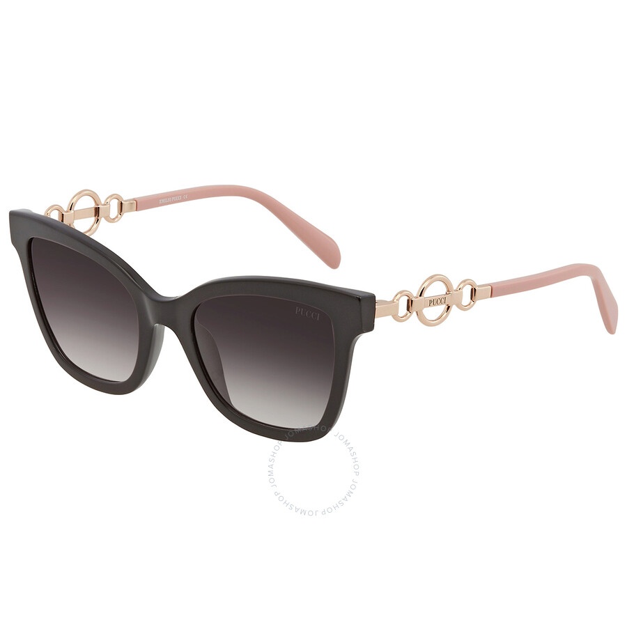 Emilio Pucci Gradient Smoke Square Ladies Sunglasses EP0158 01B 54 - 3