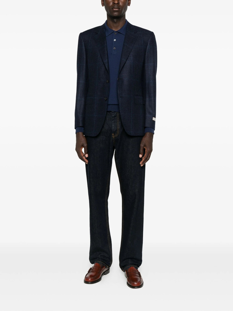 Canali Canali Checked Single-breasted Blazer outlook