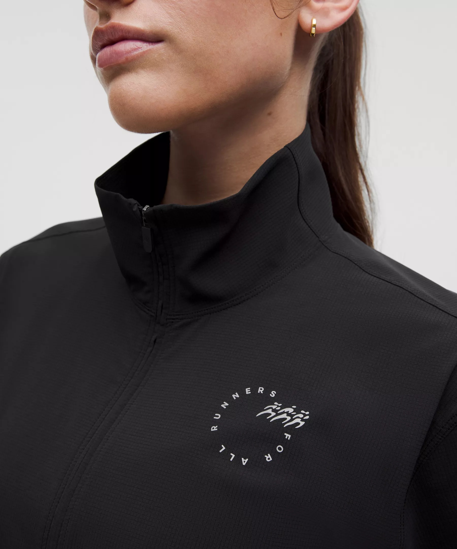 Mile Maker Run Crew Graphic Cinch-Hem Jacket - 5