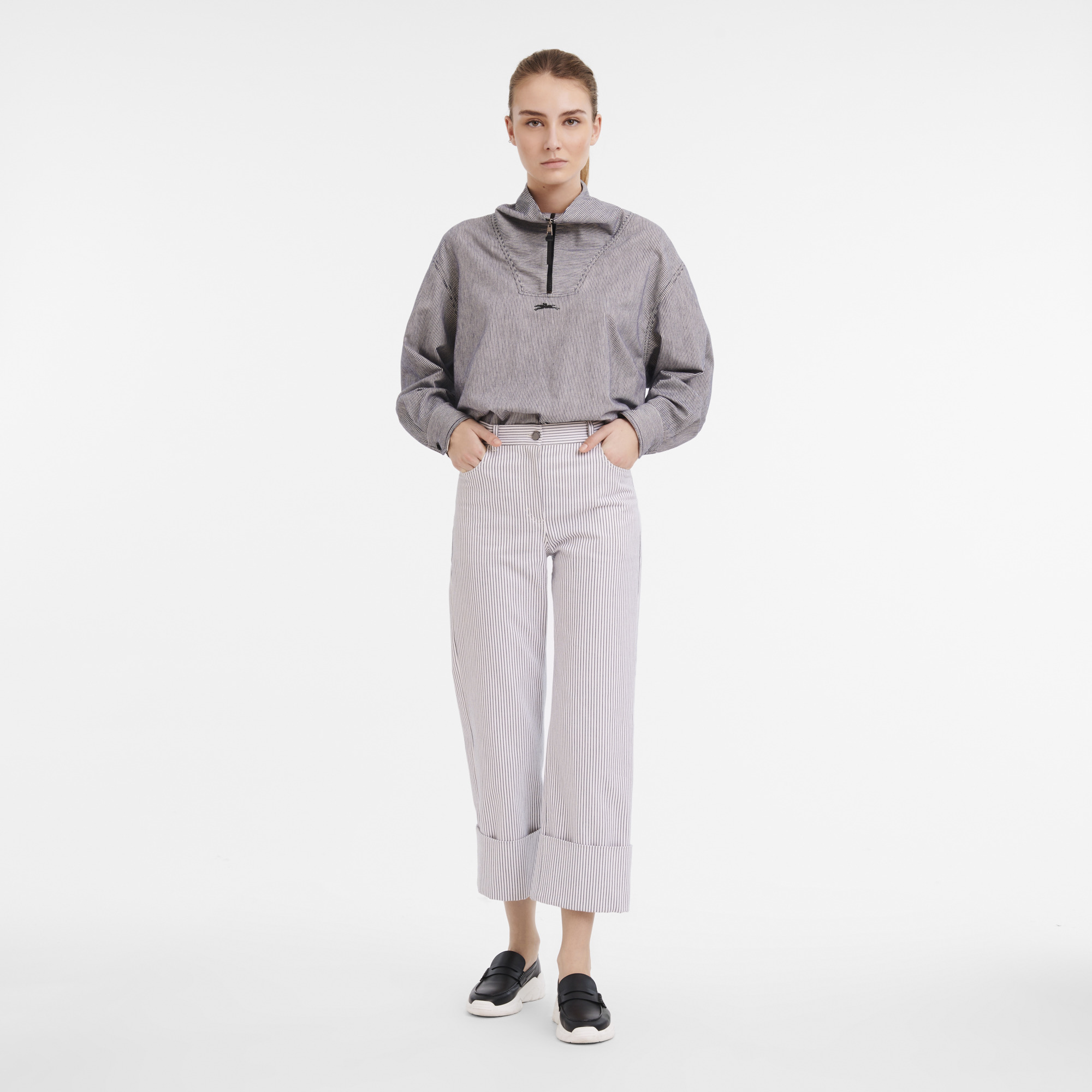 Fall-Winter 2023 Collection Trousers Navy - OTHER - 2