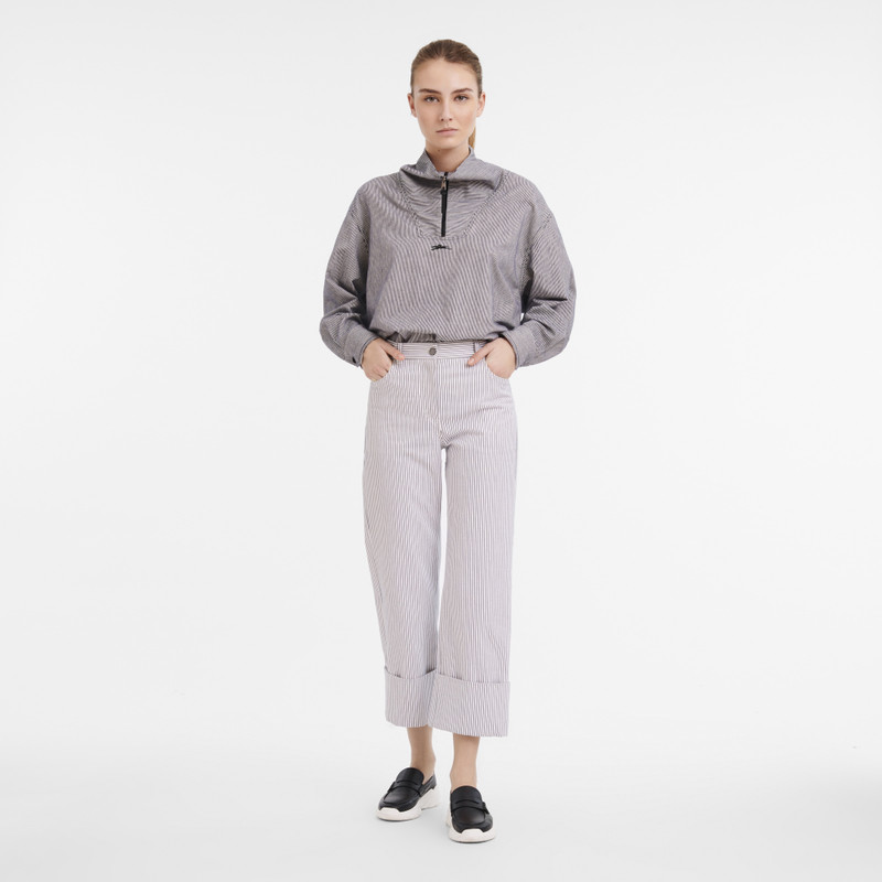 Longchamp Fall-Winter 2023 Collection Trousers Navy - OTHER outlook
