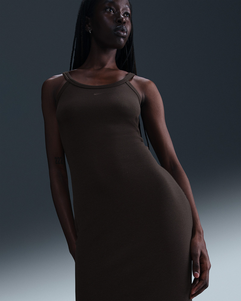 Nike Sportswear Chill Knit Women's Tight Mini-Rib Tank Dress 2