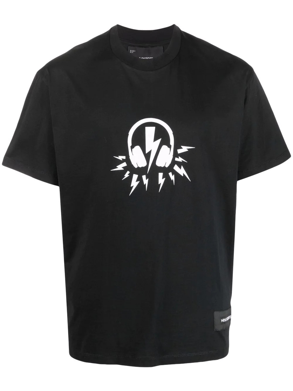 Music Bolt print round-neck T-shirt - 1