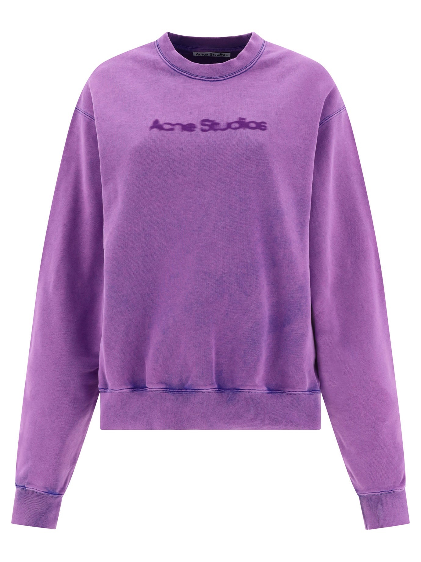 Acne Studios Sweatshirt With Blurred Logo - 1