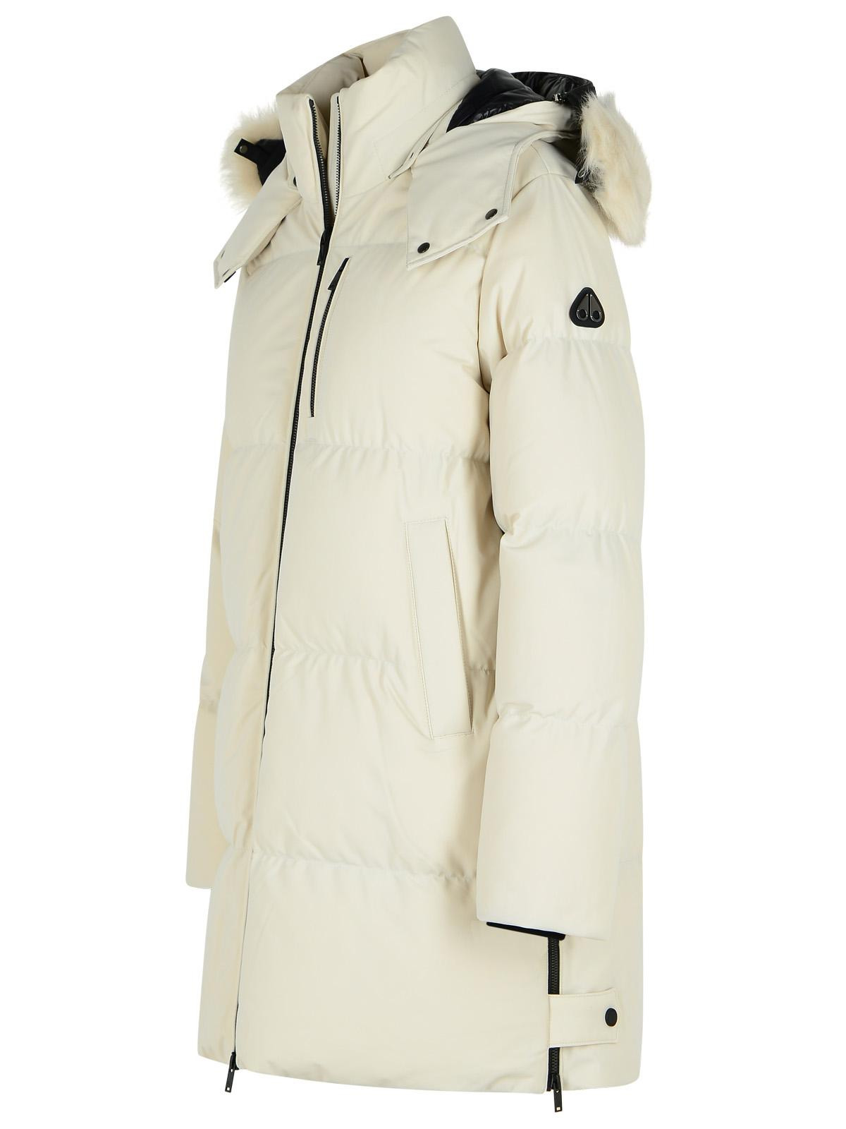 Moose Knuckles 'Chelia 3Q' Ivory Polyamide Blend Down Jacket Women - 2