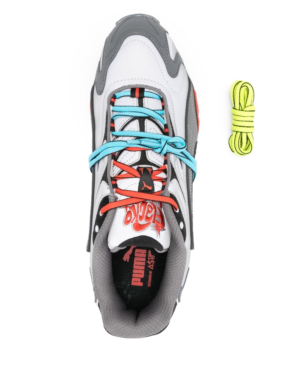 x A$AP Rocky Inhale flame-detail sneakers - 4