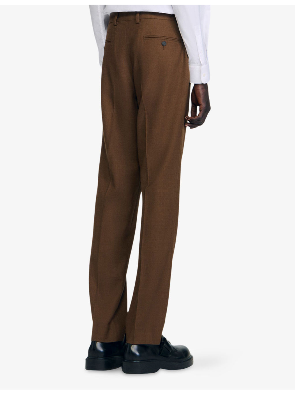 Pressed-Creased Classic-Fit Wool Suit Trousers - 4