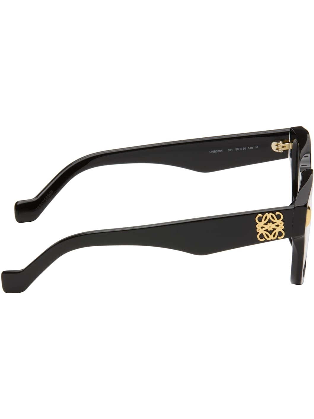 Black Anagram Logo Glasses - 2