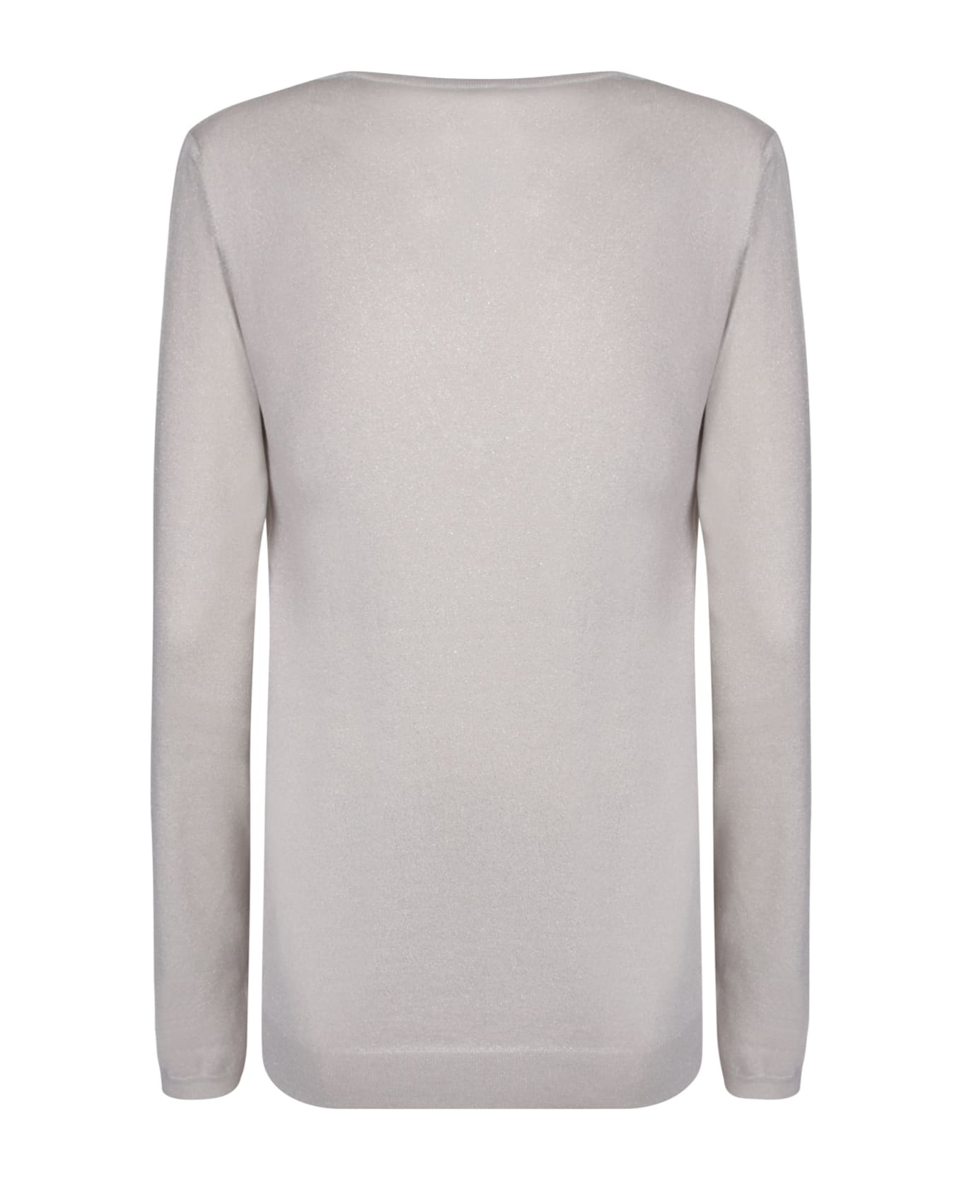 Pearl Cashmere-silk Lurex V-neck Sweater - 2