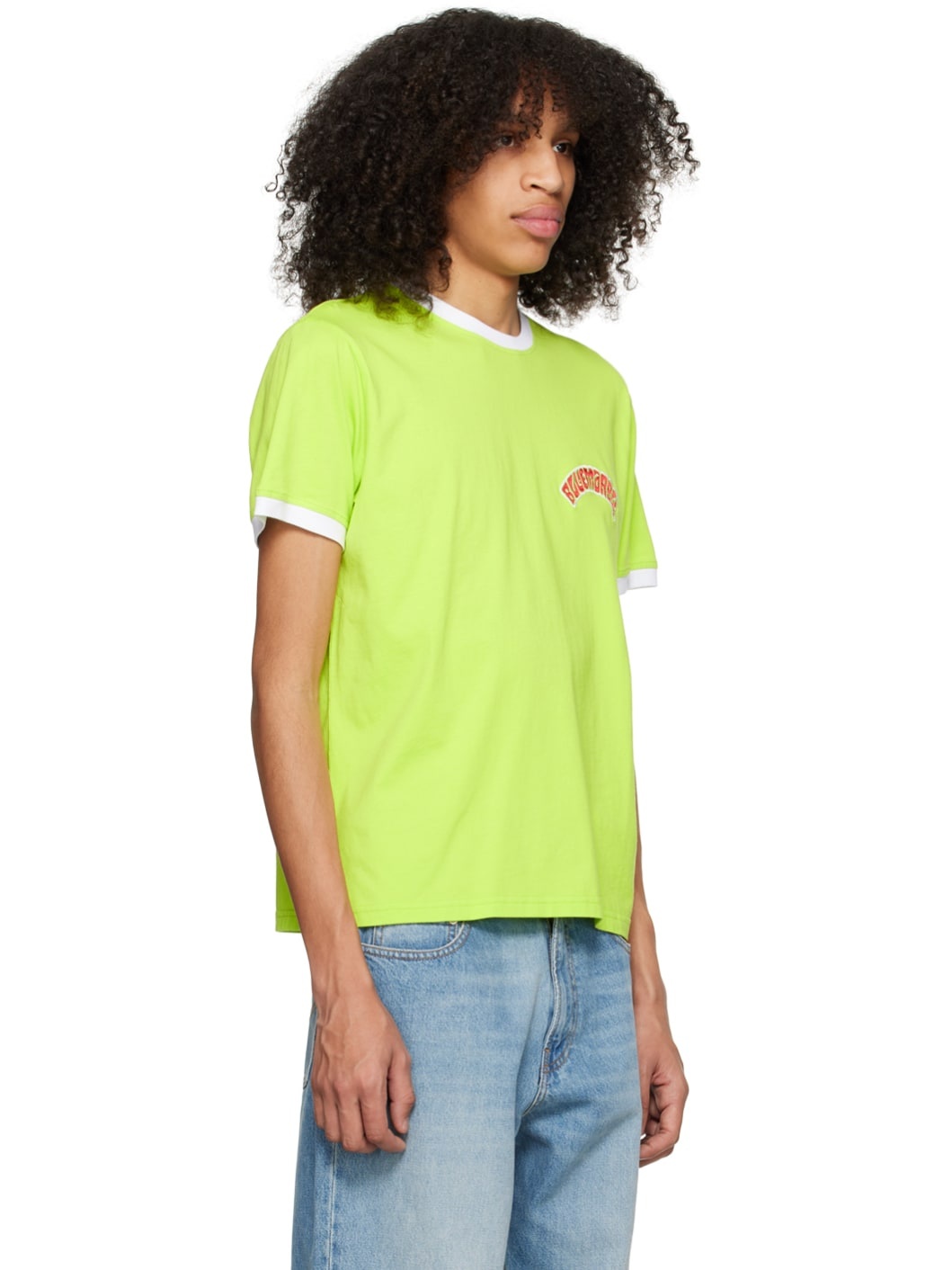 Green Embroidered T-Shirt - 2