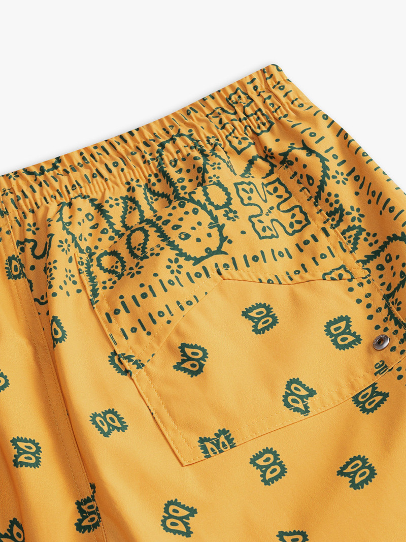 BANDANA PRINT SWIM TRUNKS 4