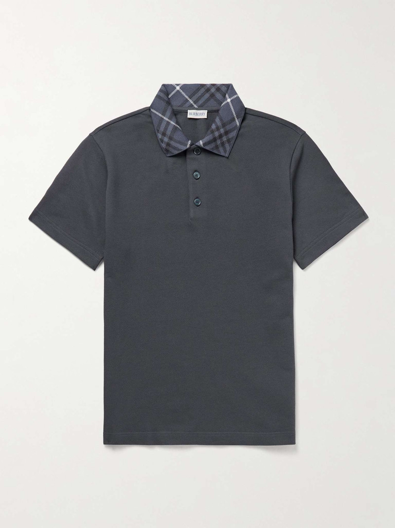 Slim-Fit Cotton-Piqué Polo Shirt - 1