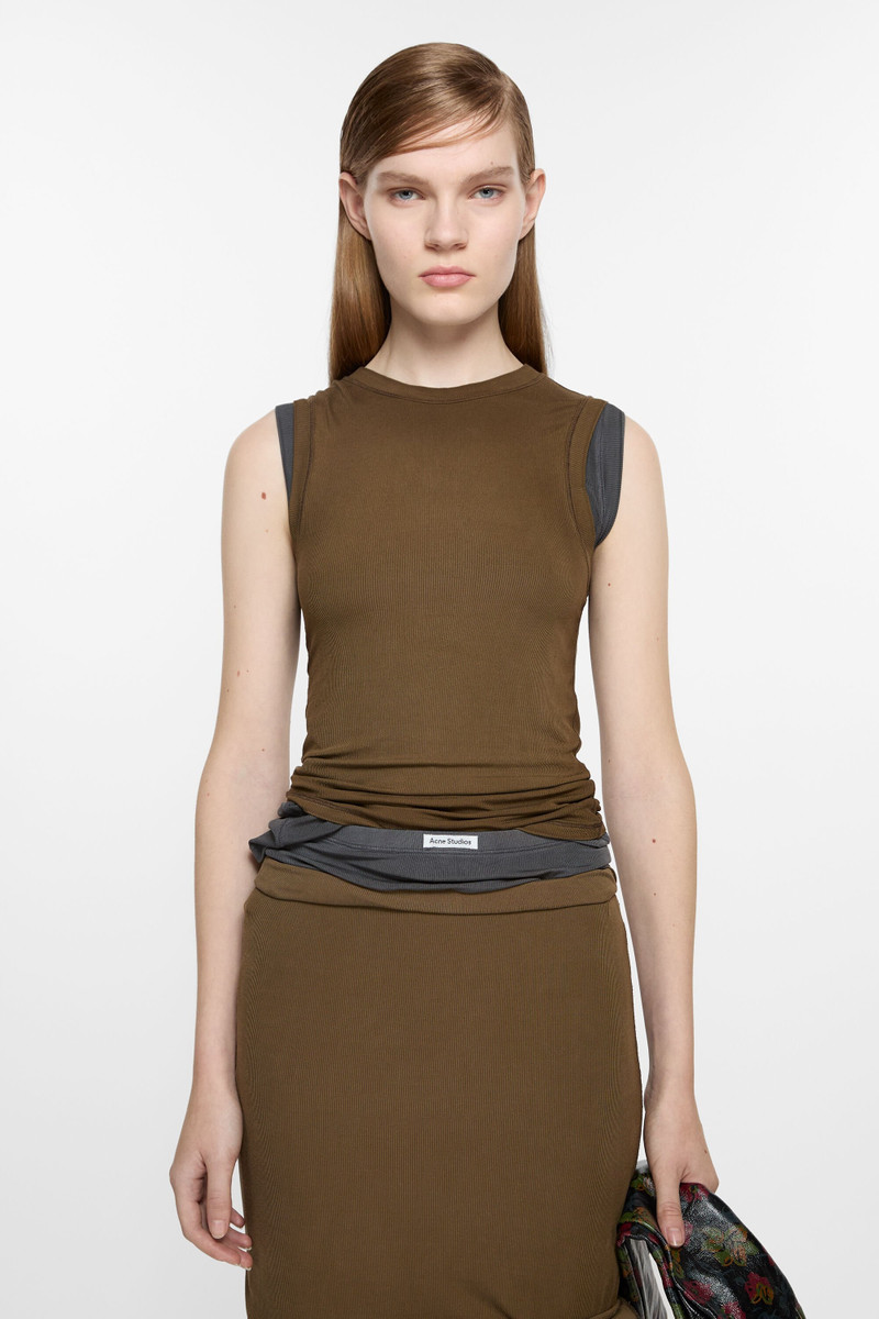 Acne Studios Tank top - Mud Brown outlook