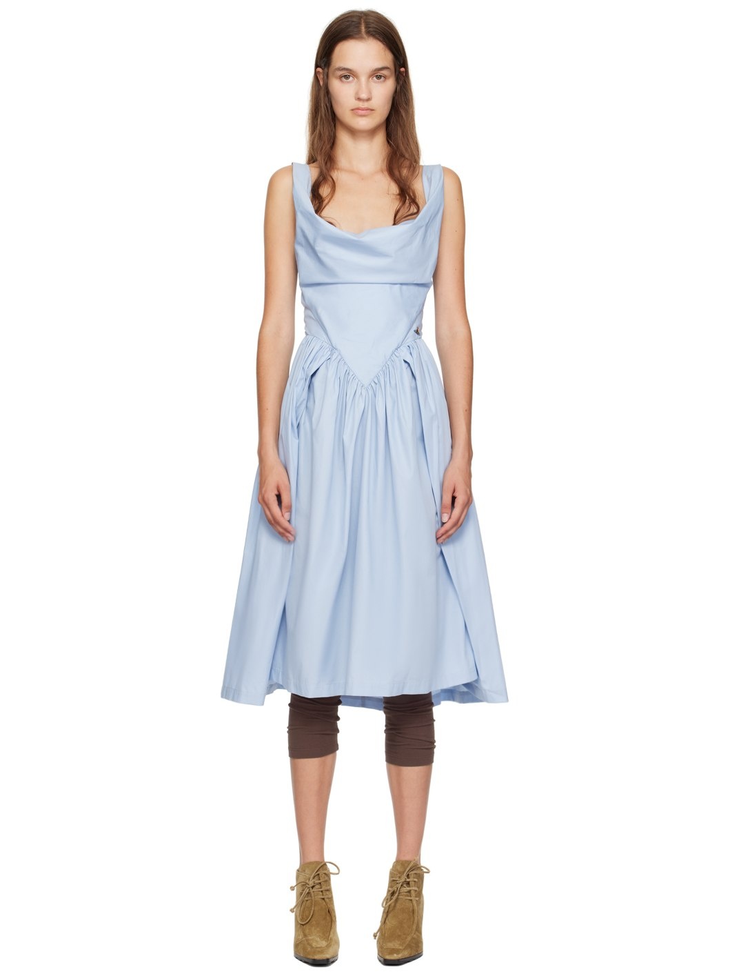 Blue Sunday Midi Dress - 1