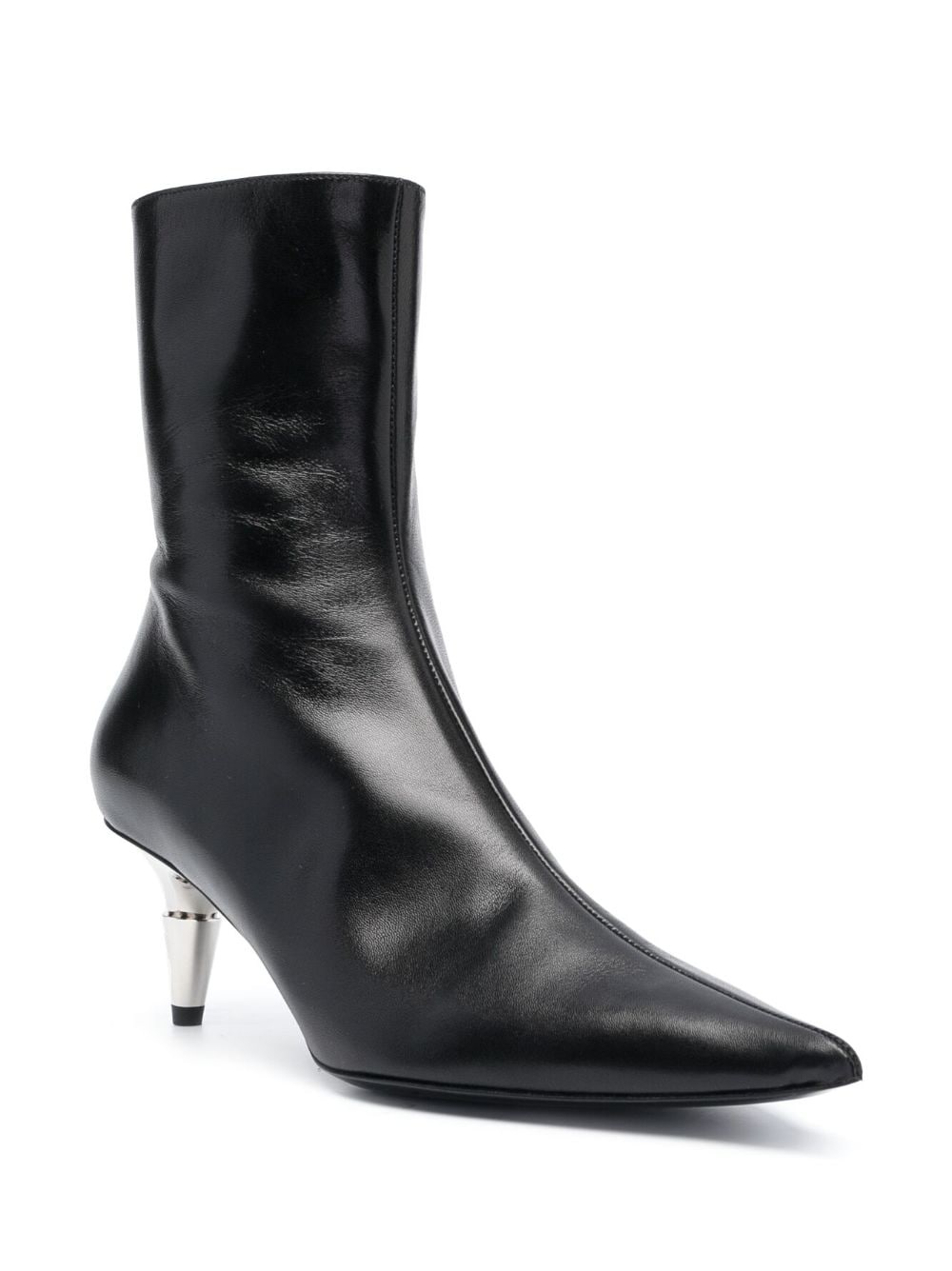 Spike pointed-toe ankle boots - 2