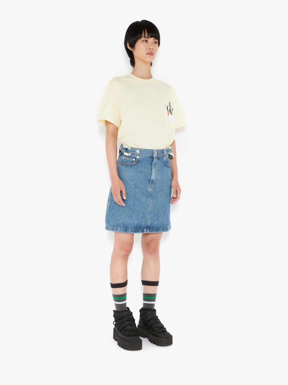A-Line denim skirt - 3