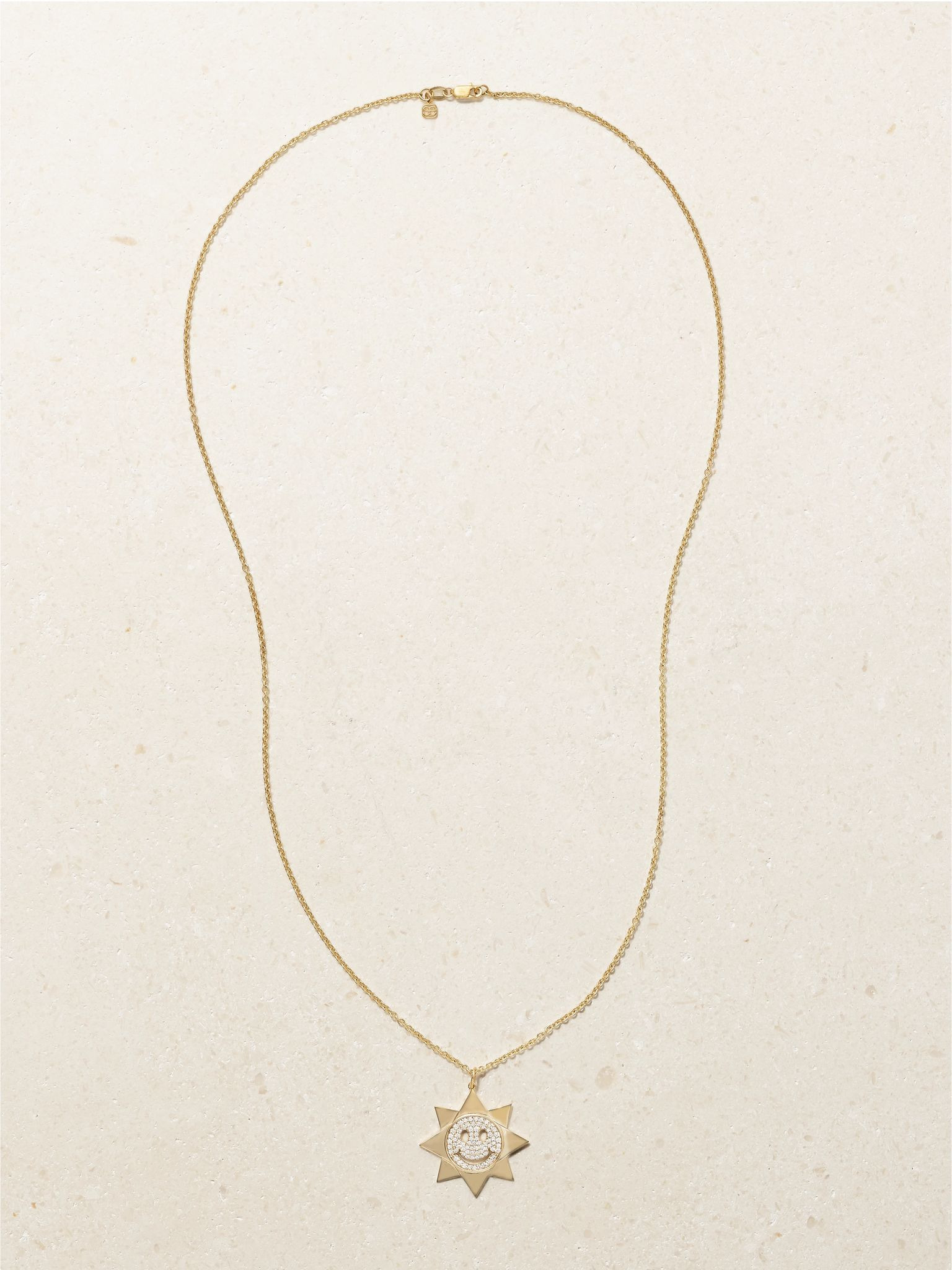 14-karat gold diamond necklace Gold - 4