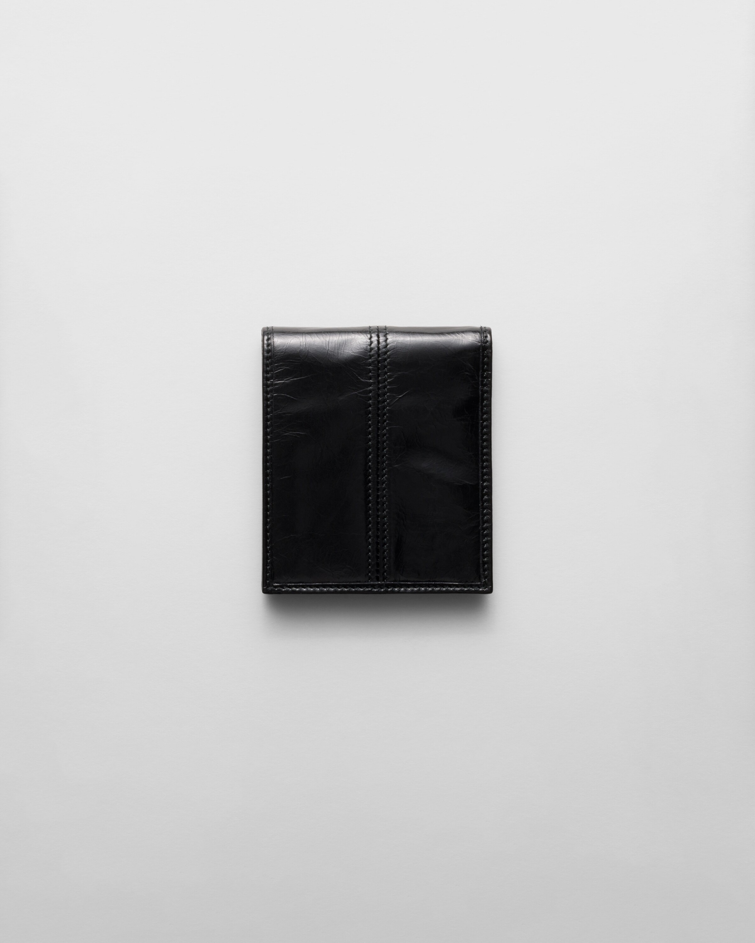 Re-Nylon and leather wallet - 3