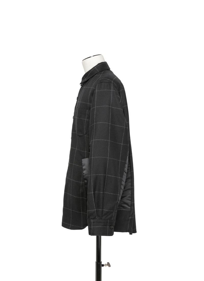 sacai Windowpane Shirt outlook