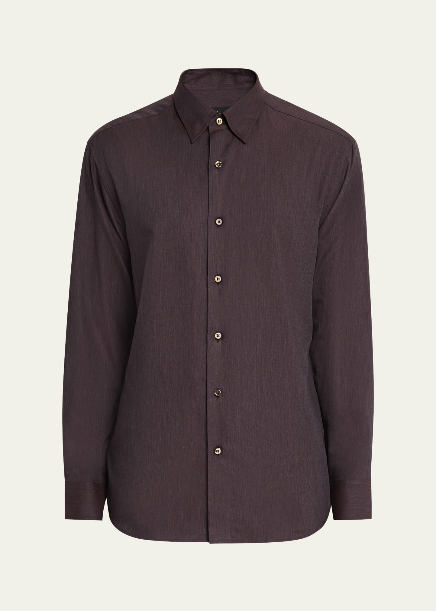 Men's Cotton Flannel Button-Down Shirt - 1